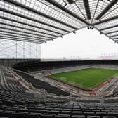 A general view of St. James' Park, home of Newcastle United.