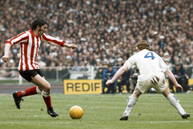 The Scot scored the winner in Sunderland's 1-0 win against Leeds United at Wembley in the FA Cup final back in 1973.