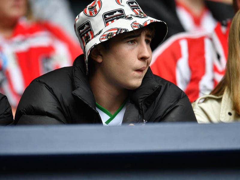 Sunderland fans at Preston North end as the Black Cats lost 2-1 at Deepdale in the Championship.
