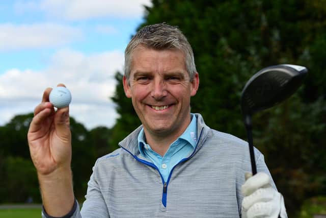 Anthony got involved in the project after his dad Eddy suffered from both dementia and Parkinson's but wanted to play golf.