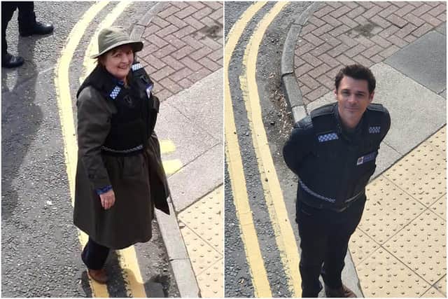 DCI Vera Stanhope, played by Brenda Blethyn, and Kenny Doughty who returns as Det Sgt Aiden Healy, in Sunderland as they filmed the ITV hit drama, both photographed by omi McDonald.