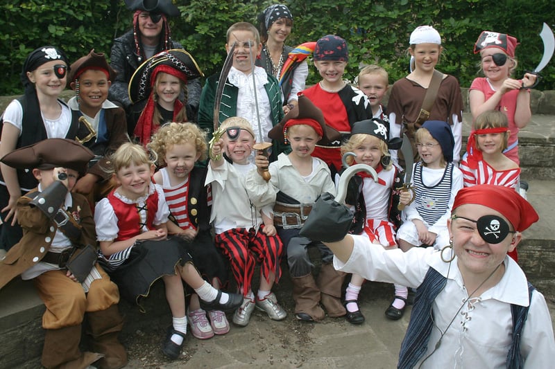 Chapel Primary's Big Writing Day took on a pirate theme with the whole school and staff in fancy dress