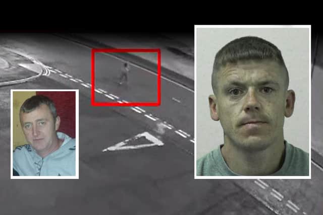 Police have released sinister CCTV footage of Wayne Miller on the night he killed his girlfriend’s uncle Andrew Mather as he is found guilty of murder