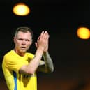 BURSLEM, ENGLAND - AUGUST 10: Aiden O'Brien of Sunderland applauds the fans following victory in the Carabao Cup First Round match between Port Vale and Sunderland at Vale Park on August 10, 2021 in Burslem, England. (Photo by Lewis Storey/Getty Images)