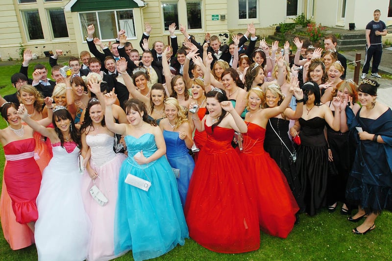 These St Hild's students look like they were having a great time at their prom at the Staincliffe Hotel.