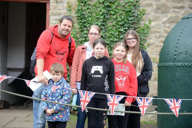 The Wright family visiting the Dig for Victory event. Sophie Wright, 15 (far right), believes the "world would be a different place" if it wasn't for the efforts of the wartime generation.
