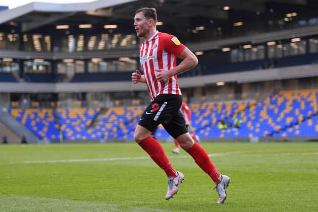 Charlie Wyke of Sunderland. (Photo by Justin Setterfield/Getty Images)