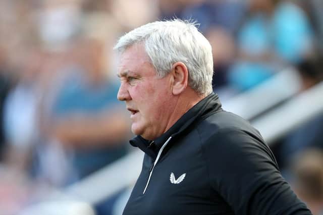 Steve Bruce is a man under pressure at Newcastle United. (Photo by Ian MacNicol/Getty Images).