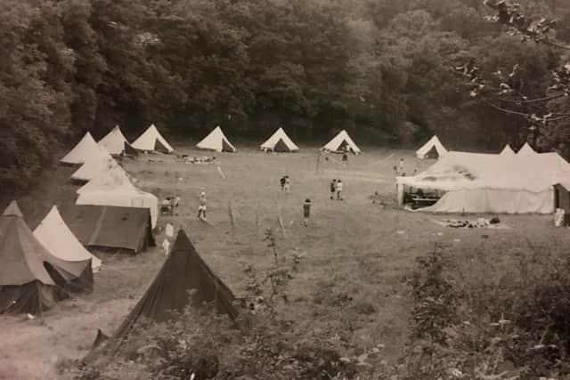 One of the boys camps in the 1980s.