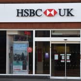 Almost 50 jobs could be at risk at HSBC across the country, as the bank announced it will close 27 branches this year, including one in Peterlee. PA Photo.