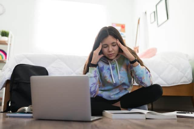 Children told Childline they felt 'drained from revising', 'lonely and isolated', and found it hard to cope with the pressure of exams.