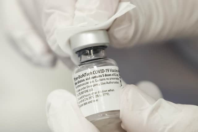 The Pfizer-BioNTech vaccine is the first to be rolled out across the UK, with hopes high the Oxford/AstraZeneca immunisation could soon be approved and help tackle the pandemic. Photo by PA.