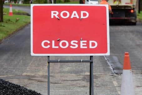 Road closures will be in place the next two weekends.