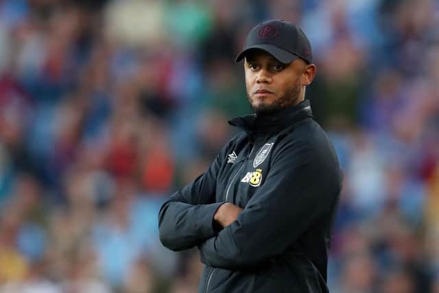 Burnley boss Vincent Kompany.  (Photo by Alex Livesey/Getty Images)