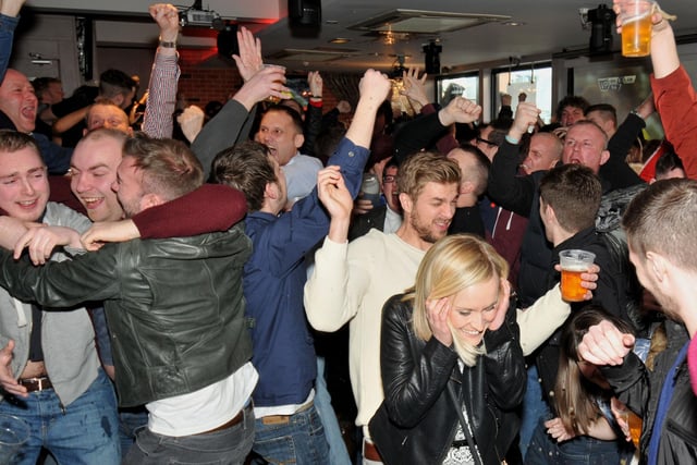 It was wall to wall Sunderland supporters in Gatsbys during the Tyne/Wear Derby match in 2014.