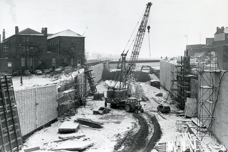 Work started on Chesterfield Relief Road in January 1985.