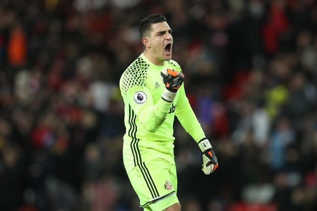 The Italian stopper became a fan favourite during his four seasons on Wearside and made some vital saves as Sunderland defeated Manchester United on penalties in the Captial One Cup final to reach Wembley.
