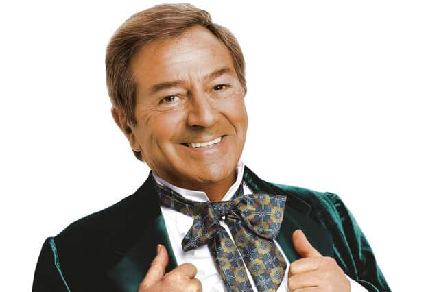 Des O'Connor in costume before starring in Andrew Lloyd's Webber's The Wizard of Oz at the London Palladium as The Wizard in 2012.