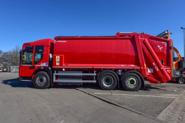 Sunderland City Council's new Electric Refuse Collection Vehicle.