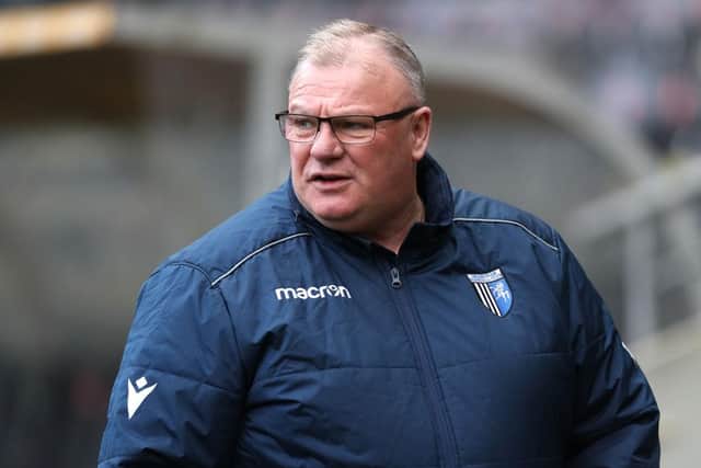 Gillingham boss Steve Evans.
