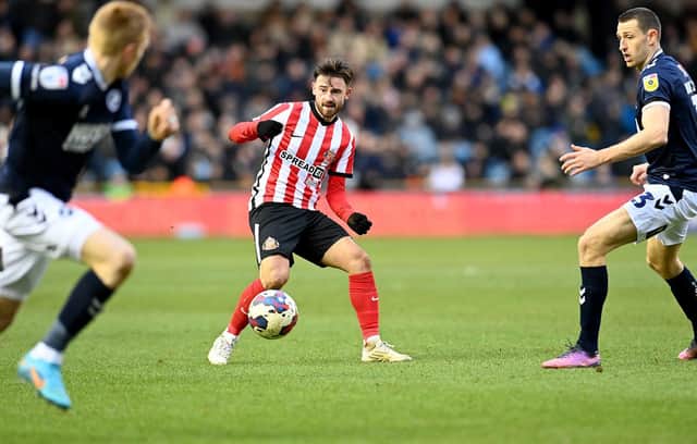 Patrick Roberts playing for Sunderland against Millwall. Picture by FRANK REID