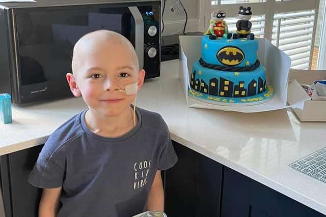 Oliver Maw's family have been raising funds for a vaccine which could prevent the cancer from returning.