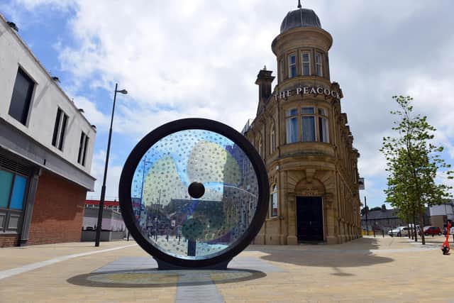 How the sculpture looked in June 2021. Picture, Sunderland Echo.