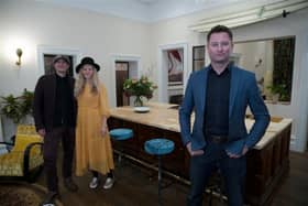 George Clarke with one of the couple's featured in George Clarke's Remarkable Renovations.