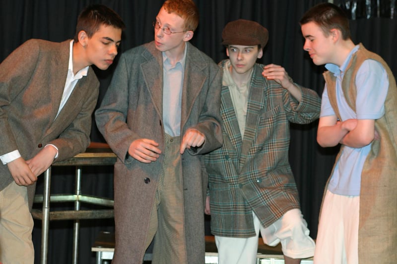 The Mechanicals rehearse their play within a play at Buxton Community School