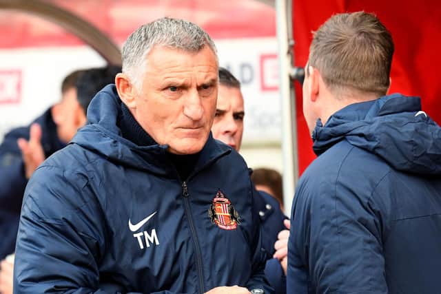 Sunderland manager Tony Mowbray (Picture by FRANK REID)