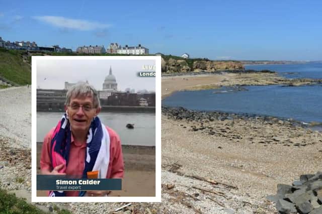 Simon Calder told BBC's Morning Live show Seaham beach is one his favourite 'secret' beaches in the UK