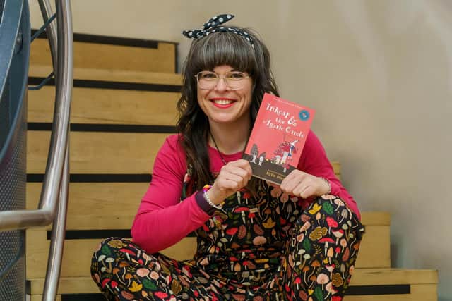 Author, artist and illustrator Kylie Dixon launches her new book at Seven Stories in Newcastle. 

Picture: DAVID WOOD