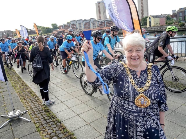 The Mayor of Sunderland, Councillor Alison Smith, begins the event.