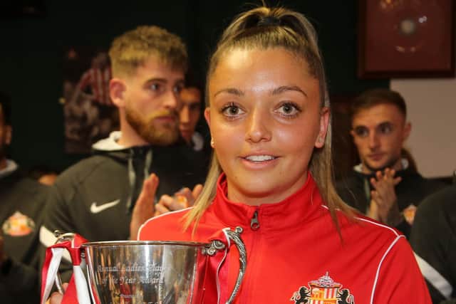 Keira Ramshaw was named the Sunderland player of the year earlier this week