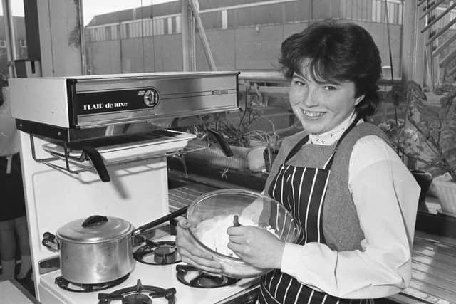 Pennywell Comprehensive School pupil Lisa Carr, 13, won a place in the regional final of the Junior Cook of the Year competition in April 1985. Could you have given the contest a go?