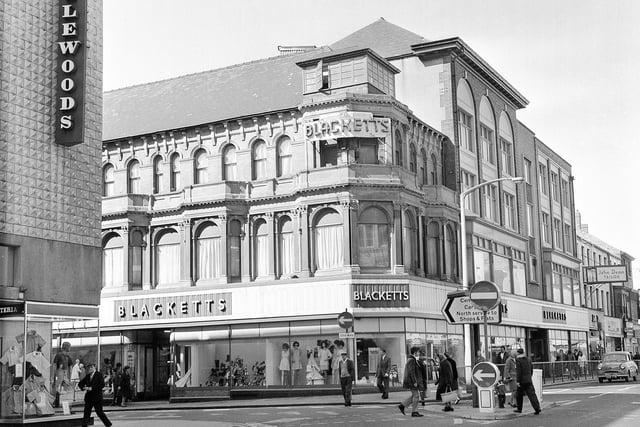 A view of the Blacketts store in High Street West in 1972. Photo: Bill Hawkin.