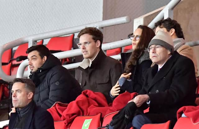 Sunderland chairman Kyril Louis-Dreyfus met fans alongside Kristjaan Speakman, David Jones & Steve Davison