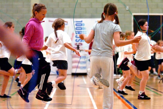 The finals of the Sunderland Schools Skipping Festival in 2011.
