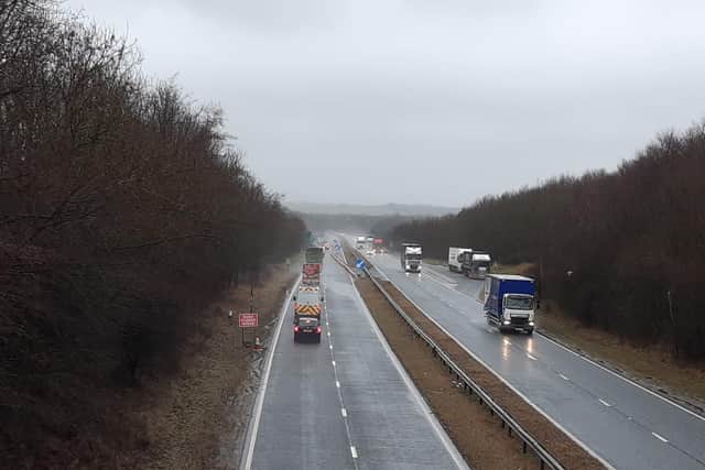 Heavy rain has caused flooding problems on the A19  in recent days.