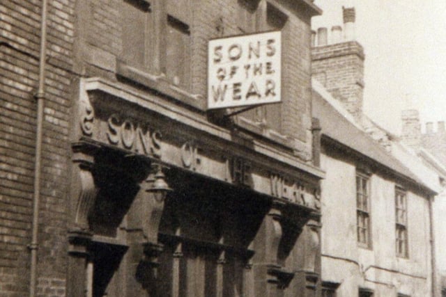 The beautifully named Sons of the Wear was in Queen Street. It first opened in 1834 and was open for business until 1959.