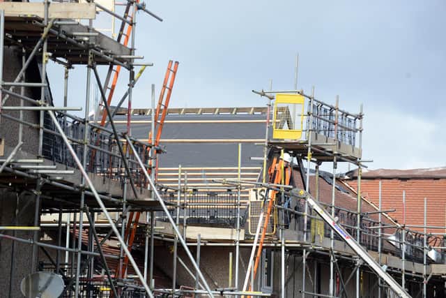 Improvement work is underway at West View in Castletown.