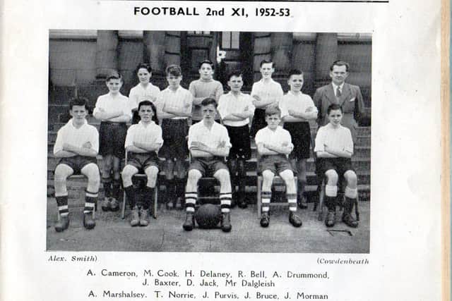 The young Jim Baxter is pictured sixth from the left as you look at the back two rows.