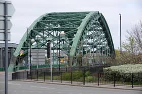 One lane of Wearmouth Bridge is closed northbound for emergency sewer repairs