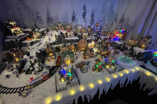 Marty's Christmas village