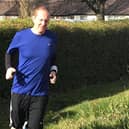 Neil Parker ran a whole marathon without leaving his garden