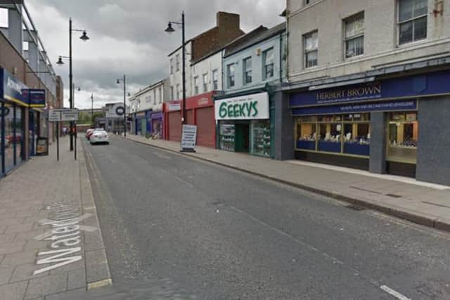 A group of men attempted to break into a shop on Waterloo Place in Sunderland. Image by Google Maps.
