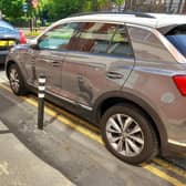 The council says it is tackling illegal parking near Burn Park.