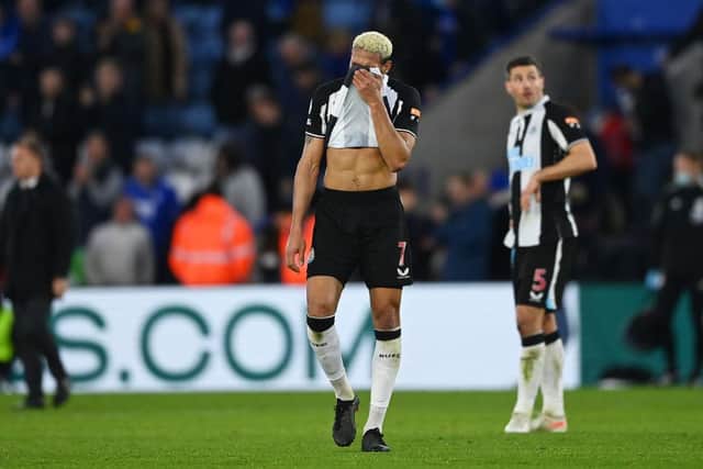 Joelinton at the final whistle.