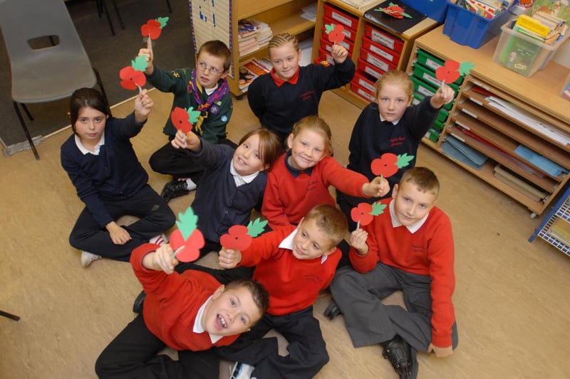Learning all about the Poppy Appeal in 2007.