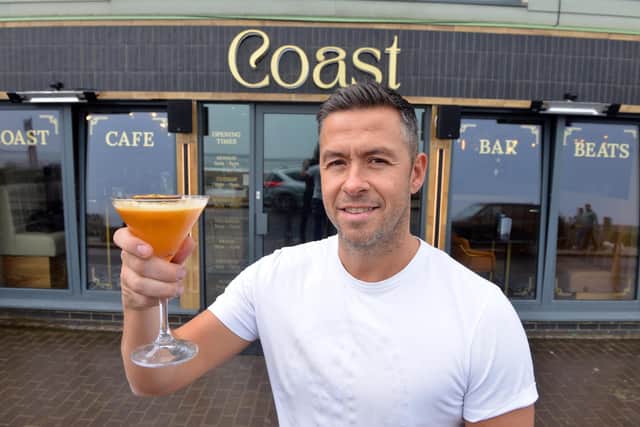 Coast bar opens on Marine Walk, Roker. Co-owner Glen Downey.